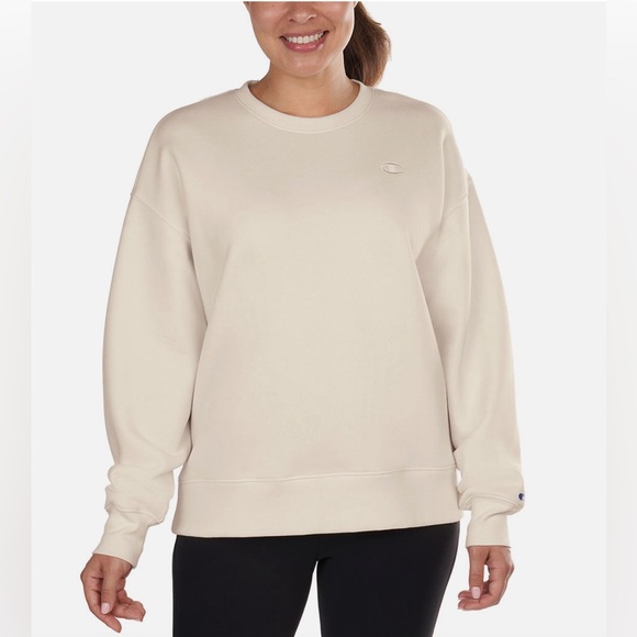Champion Ladies' Sueded Crewneck Pullover - Picture 1 of 3